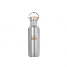 Ανοξείδωτο Μπουκάλι Family Bamboo Silver "Ecolife" 750ml